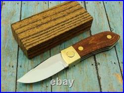 Big Vintage Falcon Itialy Barry Wood Tuckaway Swing Tri Fold Knife Knives Nos Nm Big Vintage Falcon Itialy Barry Wood Tuckaway Swing Tri Fold Knife Knives Nos Nm