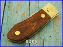 Big Vintage Falcon Itialy Barry Wood Tuckaway Swing Tri Fold Knife Knives Nos Nm Big Vintage Falcon Itialy Barry Wood Tuckaway Swing Tri Fold Knife Knives Nos Nm
