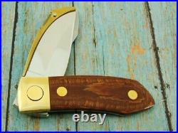 Big Vintage Falcon Itialy Barry Wood Tuckaway Swing Tri Fold Knife Knives Nos Nm Big Vintage Falcon Itialy Barry Wood Tuckaway Swing Tri Fold Knife Knives Nos Nm
