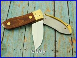 Big Vintage Falcon Itialy Barry Wood Tuckaway Swing Tri Fold Knife Knives Nos Nm Big Vintage Falcon Itialy Barry Wood Tuckaway Swing Tri Fold Knife Knives Nos Nm