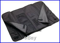Black 12-Piece Knife Roll Tool Bag Culinary Carry Knives Chefs Cutlery Storage