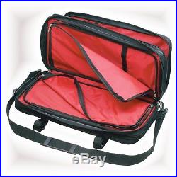 Black Culinary Knife Storage Bag Tool 21 Pocket Transport Case Kit Carry Holder