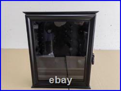 Black Knife Storage Box with Shelves for Display and Organization Black Knife Storage Box with Shelves for Display and Organization