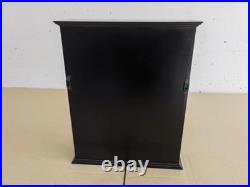 Black Knife Storage Box with Shelves for Display and Organization Black Knife Storage Box with Shelves for Display and Organization