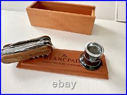 Blancpain Wenger Minathor Watchmaker's Pocket Knife, in Wooden Box with Loupe