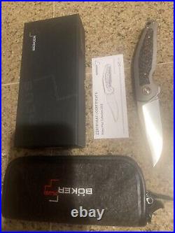 Boker Plus Collection 2022 Jens Anso Titanium Knife, Made In Italy, Only500 Made