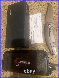 Boker Plus Collection 2022 Jens Anso Titanium Knife, Made In Italy, Only500 Made