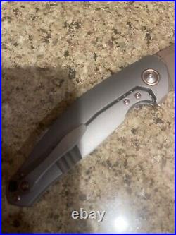 Boker Plus Collection 2022 Jens Anso Titanium Knife, Made In Italy, Only500 Made