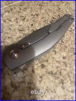 Boker Plus Collection 2022 Jens Anso Titanium Knife, Made In Italy, Only500 Made