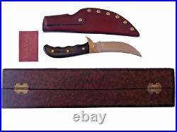 Buck 401 Kalinga knife with original leather sheath and display/storage case