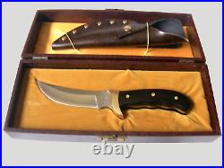 Buck 401 Kalinga knife with original leather sheath and display/storage case-NOS