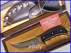 Buck 401 Kalinga knife with original leather sheath and display/storage case-NOS