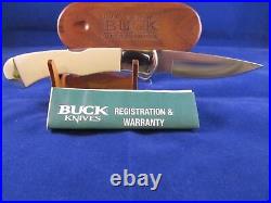 Buck 532 BuckLock 100th Year Anniversary Knife Wood Display Unopened Box SN# 066