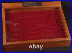 Buck Knives Dovetailed Wood Case Box Advertising Salesman Store Display Vintage