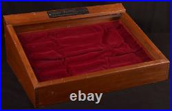 Buck Knives Dovetailed Wood Case Box Advertising Salesman Store Display Vintage