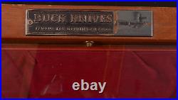 Buck Knives Dovetailed Wood Case Box Advertising Salesman Store Display Vintage