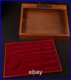 Buck Knives Dovetailed Wood Case Box Advertising Salesman Store Display Vintage