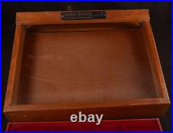 Buck Knives Dovetailed Wood Case Box Advertising Salesman Store Display Vintage