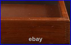 Buck Knives Dovetailed Wood Case Box Advertising Salesman Store Display Vintage