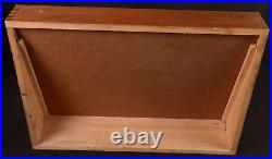 Buck Knives Dovetailed Wood Case Box Advertising Salesman Store Display Vintage