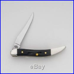 Buffalo Horn Small Texas Toothpick Pocket Knife Blade Folds Handle for Storage