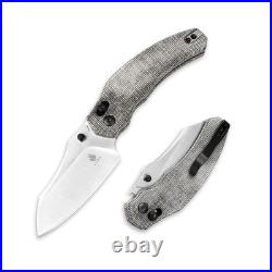 Bulldog Folding Pocket Knife, 3 Sheepsfoot Blade Folding Knife, 154CM Steel Bulldog Folding Pocket Knife, 3 Sheepsfoot Blade Folding Knife, 154CM Steel
