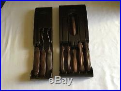 C Set of 9 Cutco Knives & Utensils WithStorage Cases