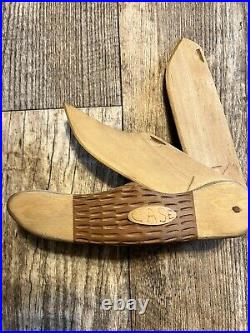 CASE Knife Store Display Wooden Hand Carved