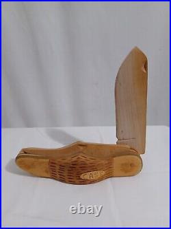 CASE Knife Store Display Wooden Hand-Carved Knife RARE. EXCELLENT COND