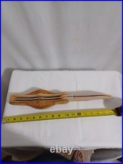 CASE Knife Store Display Wooden Hand-Carved Knife RARE. EXCELLENT COND