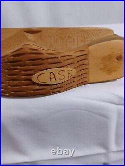 CASE Knife Store Display Wooden Hand-Carved Knife RARE. EXCELLENT COND