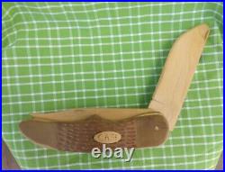 CASE Knife Store Display Wooden Hand-Carved Vintage Advertising RARE HUGE Piece