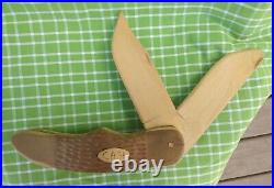 CASE Knife Store Display Wooden Hand-Carved Vintage Advertising RARE HUGE Piece