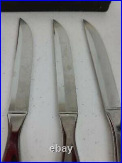 CASE XX Stainless Steel Steak Knife Set of 6 in Storage Case CA-752 (Case Flaws)