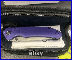 CIVIVI Brazen C2023A Knife D2 Tanto & Purple G10 w Civivi Storage Case