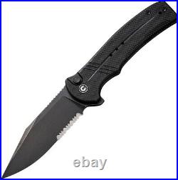 CIVIVI COGENT BLACK G-10 BLACK Sandvik 14C28N STEEL BLADE + POCKET CLIP