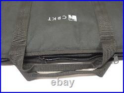 CRKT Folding Pocket Knife Storage Fabric Briefcase Carry Case Bag Holds 40