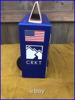 CRKT Pocket Knife Store Display Case Advertising Columbia River Knife & Tool