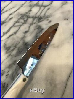 CUTCO Petite Chef Knife #1728 with Sheath Storage Case Pearl Handle GREAT COND
