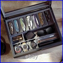 Cache Display Valet EDC, Blade, Watch, and Jewelry Locking Storage Case, US