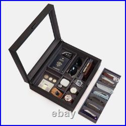 Cache Display Valet EDC, Blade, Watch, and Jewelry Locking Storage Case, US
