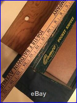 Camco Pocket Knives Pocket Knife Antique General Store Display Case