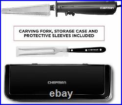 Carving Knife And Fork Set Electric Slicing Meat Bread Cutting Kitchen Craft NEW