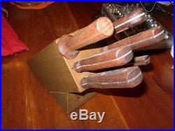 Case XX 07249 Household Cutlery 7-Piece Knife Set with Hardwood Storage Block