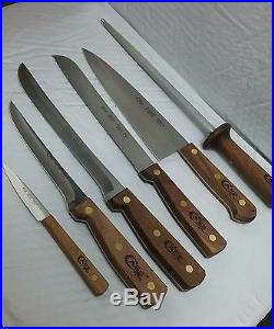 Case XX 07249 Household Cutlery 7-Piece Knife Set with Hardwood Storage Block