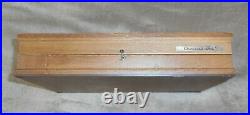 Case XX 1970's Wood Storage Box Issued With Stag Knife Sets