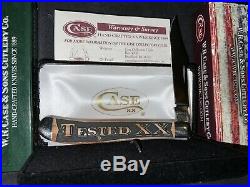 Case XX, 2008,1/100, Tested XX, Knife, Walnut Bone, presented To STORE OWNERS Ony