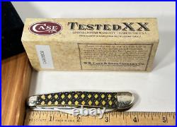 Case XX 6355 WHSS 1/500 Seahorse Whittler Knife CA96068CM Scrolled Bolsters NEW