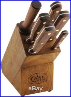 Case XX 7249 Household Cutlery 7 Piece Knife Set with Hardwood Storage Block