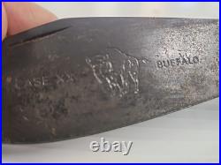 Case XX Buffalo Pocket Knife P172 with Wood Storage Case, HAND MADE USA 10 INCHES